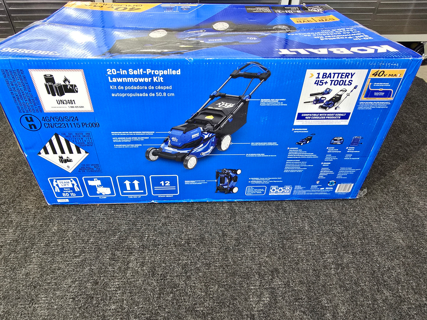 Kolbalt 40v Self-Propelled Lawn Mower