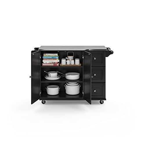 Black Buffet Table