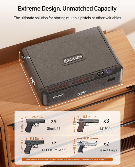 Large - Biometric Smart Safe