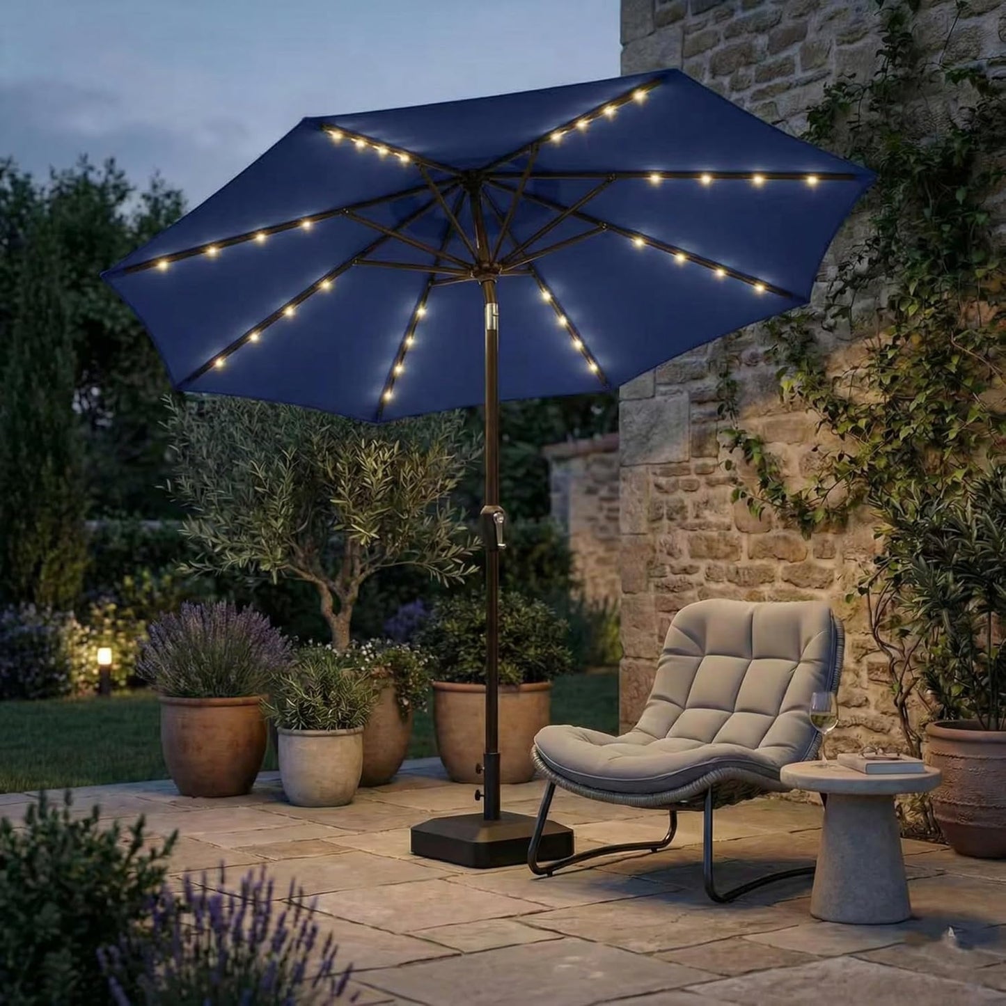 9ft solar (LED) Umbrella