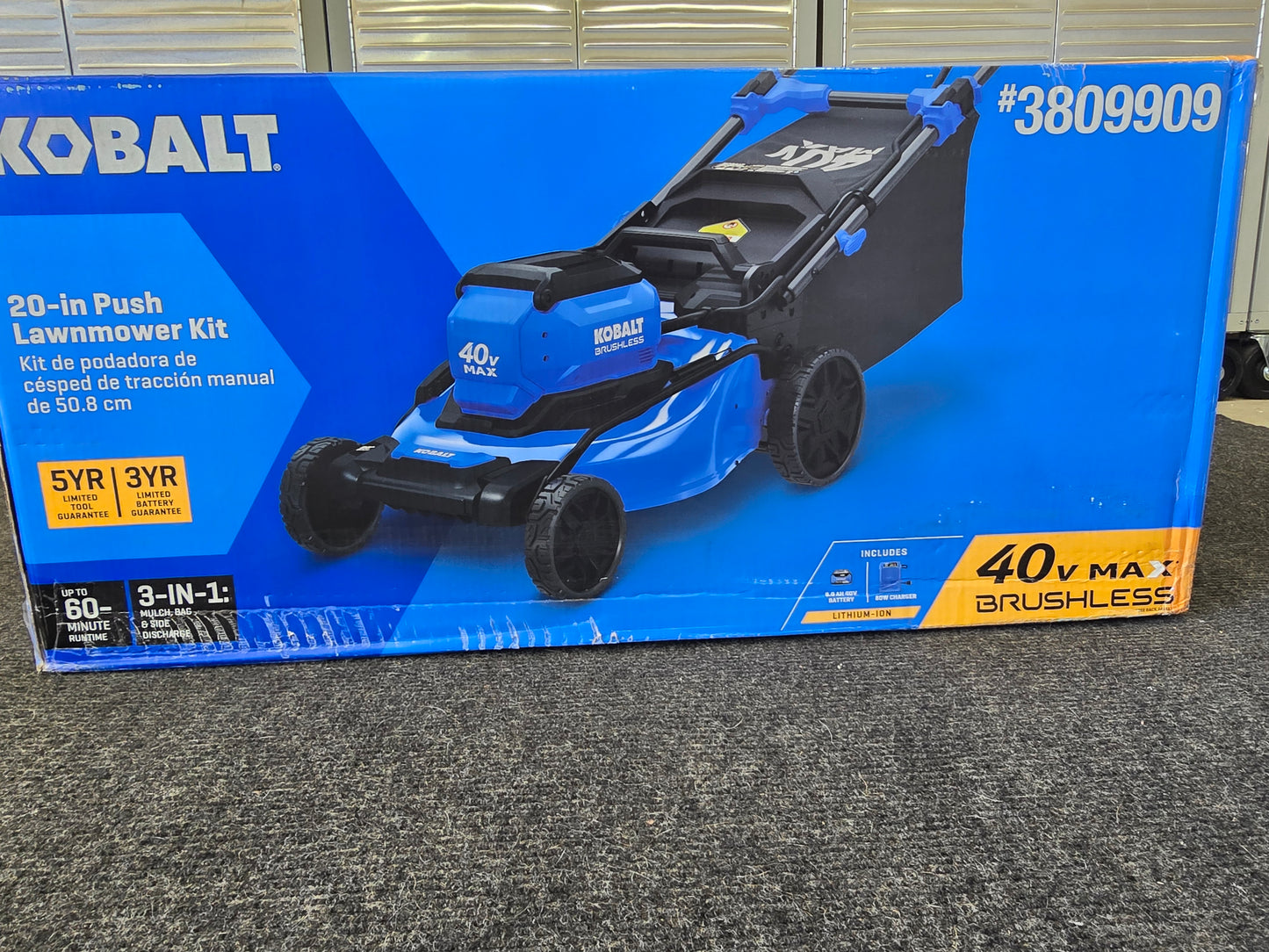 Kolbalt 40v Push Mower
