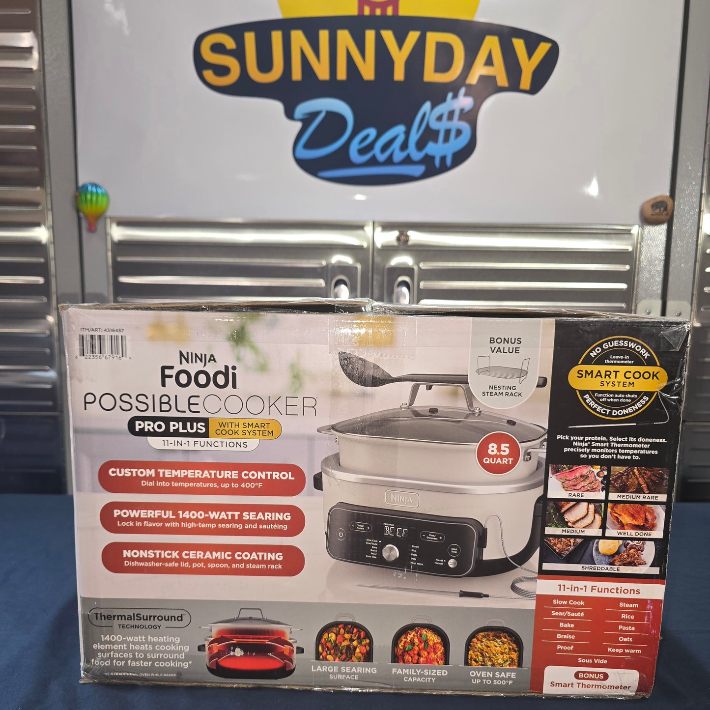 Ninja Foodi PossibleCooker PRO Plus with 11-in-1 Smart Cook System