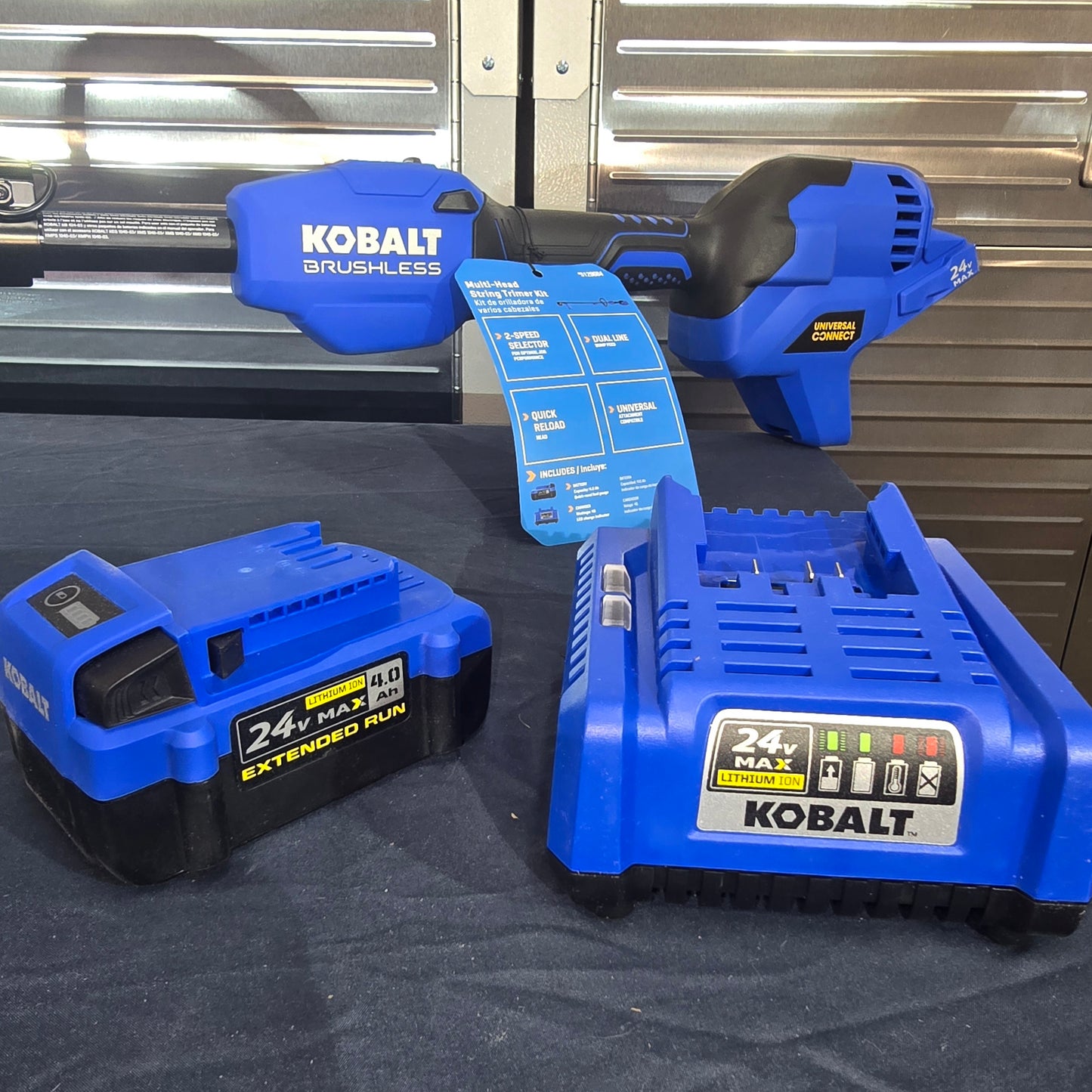 Kobalt 24v 15-in Split Shaft Trimmer (Battery & Charger Included)