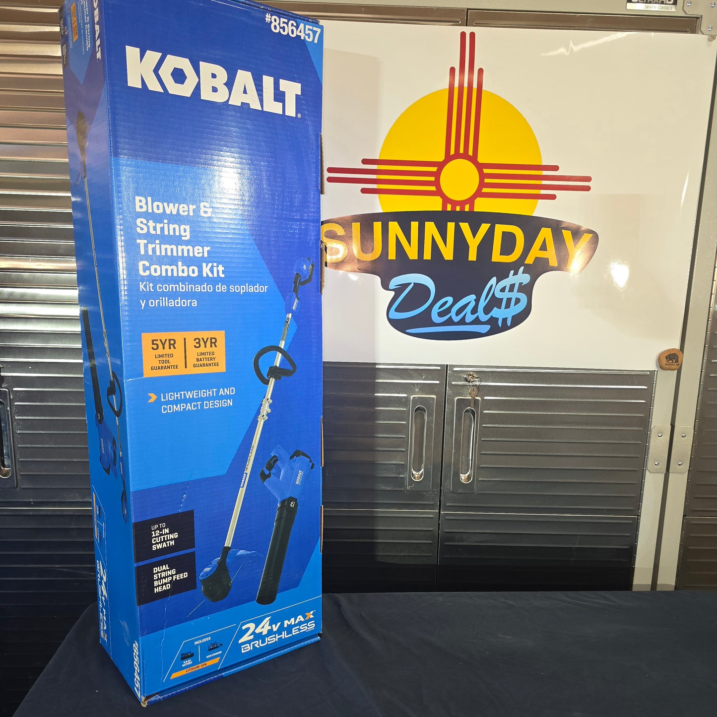 Kobalt 24v String Trimmer and Leaf Blower (Battery & Charger Included)