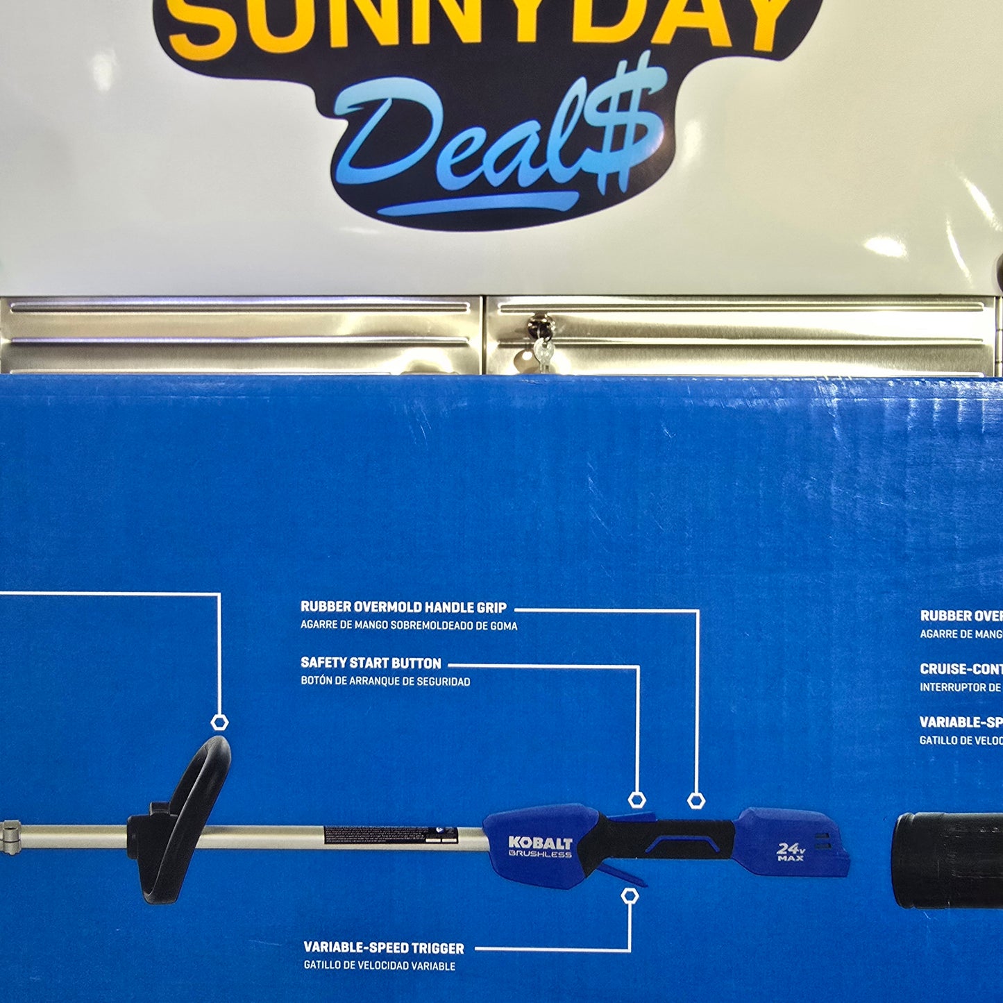Kobalt 24v String Trimmer and Leaf Blower (Battery & Charger Included)