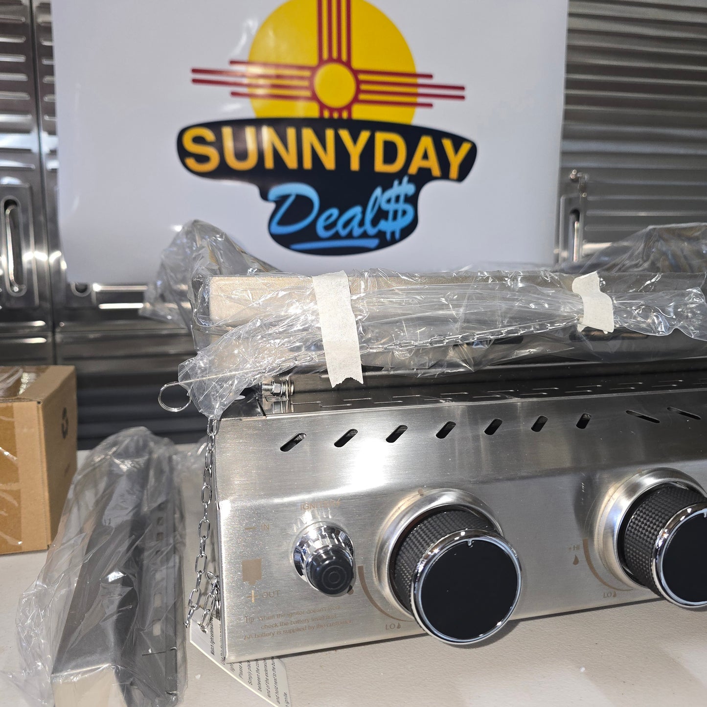 3 Burner 25" Stainless Steel Griddle