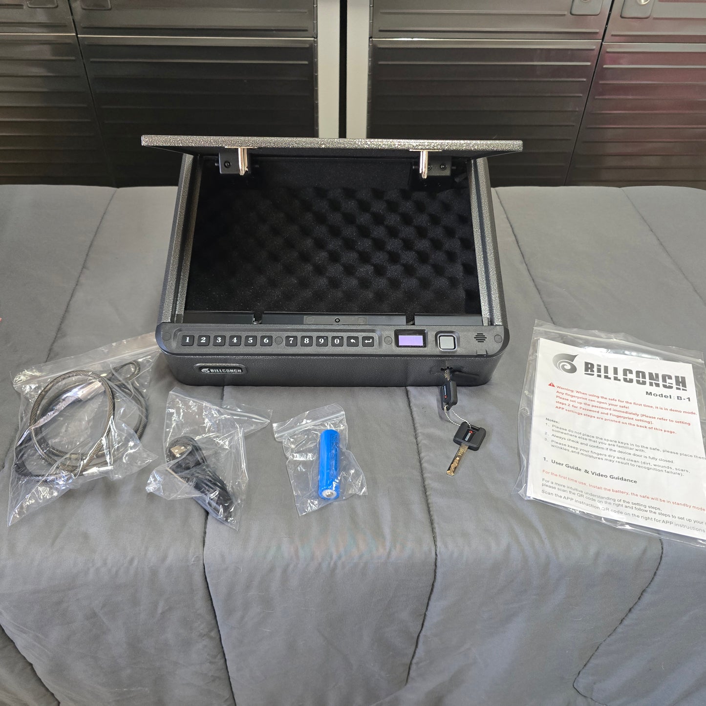 Smart Biometric Gun Safe with App Control
