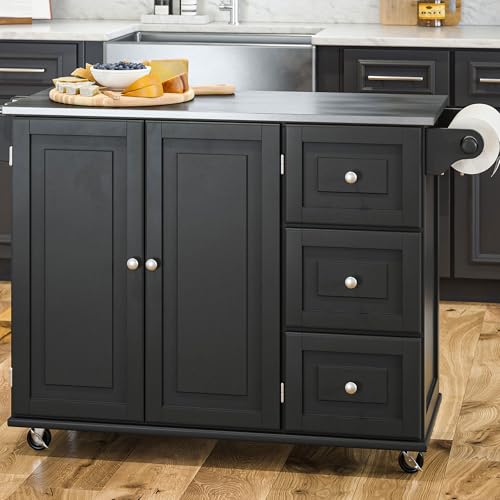 Black Buffet Table