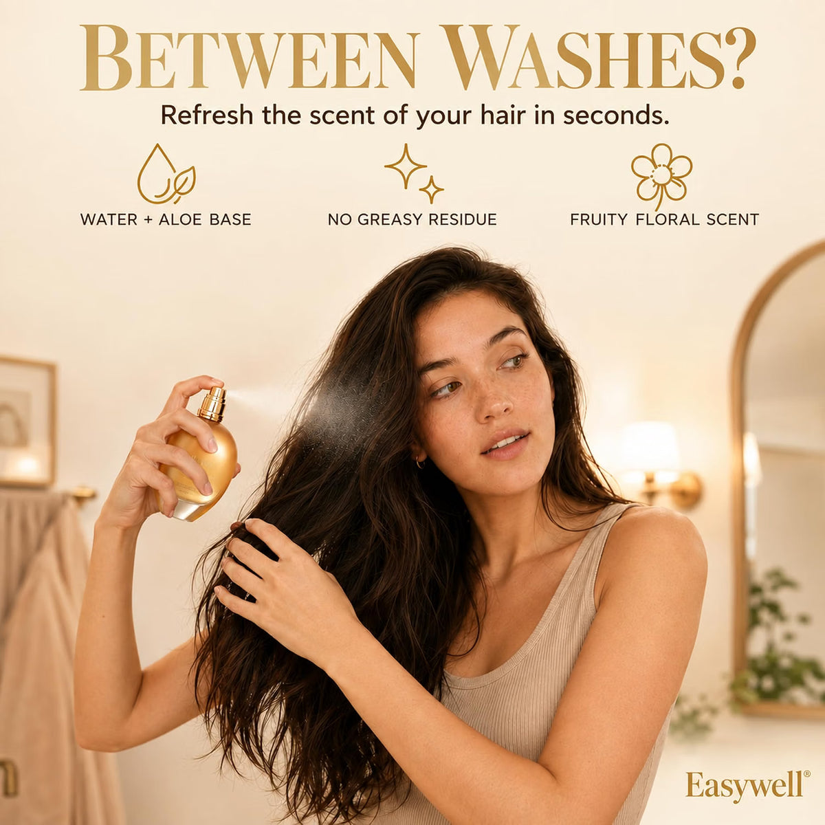 Gold - Easywell Bellezza Elixir Hair Perfume 2.5 Fl Oz