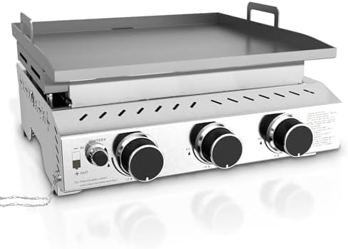 LP Gas Grill Burner Stainless Steel Griddle