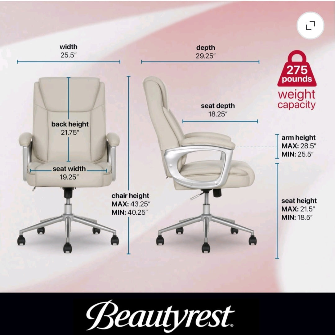 Beautyrest Executive Office Chair