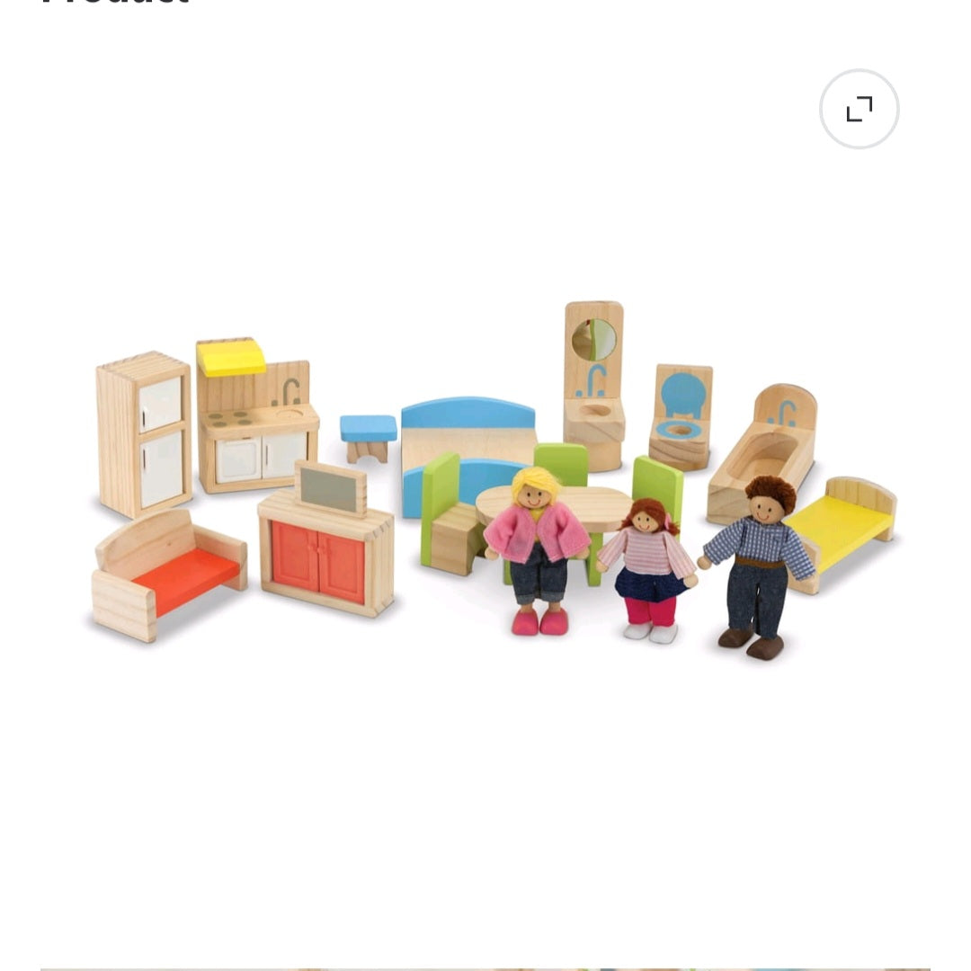 Melissa & Doug Hi-Rise Dollhouse