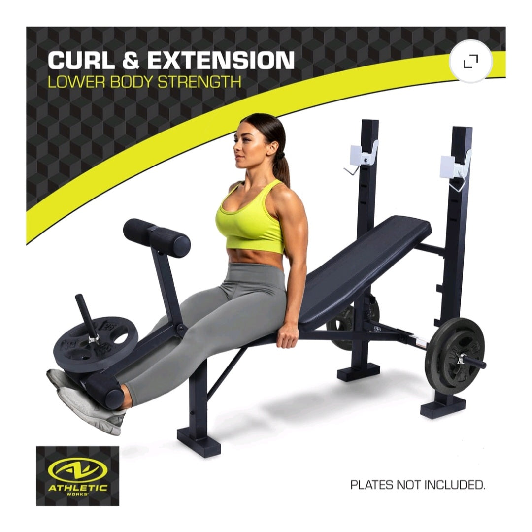 Athletic Works Adjustable Weight Bench