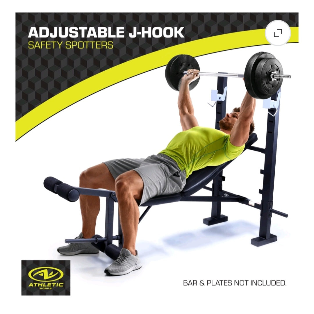 Athletic Works Adjustable Weight Bench
