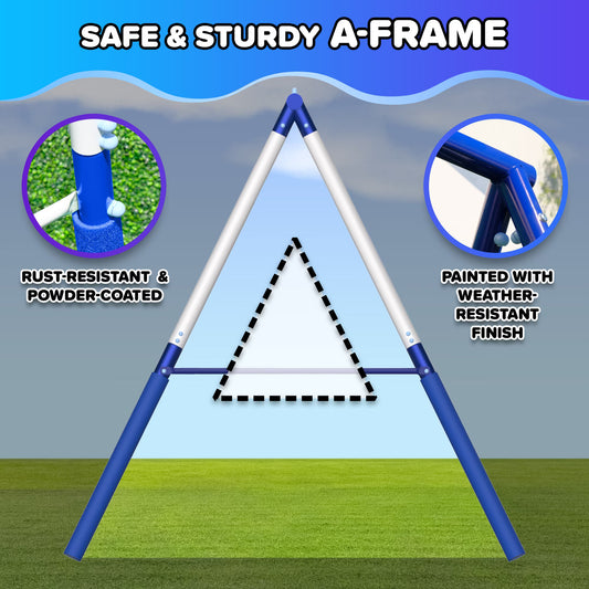 Swing Set with Saucer and slide