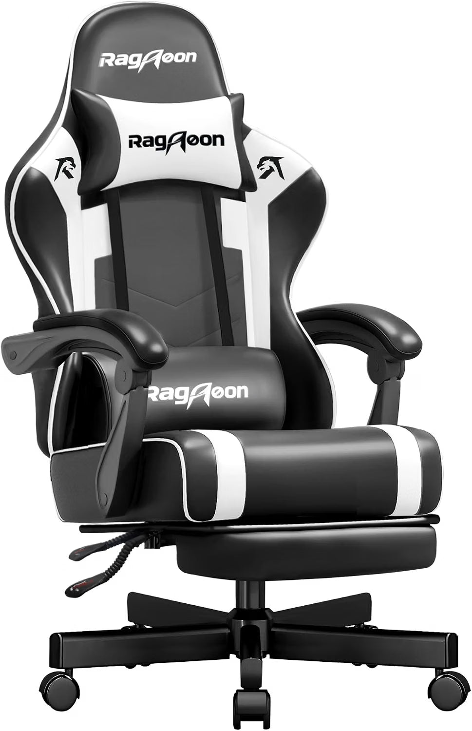 RagAoon Ergonomic Gaming Chair with Footrest