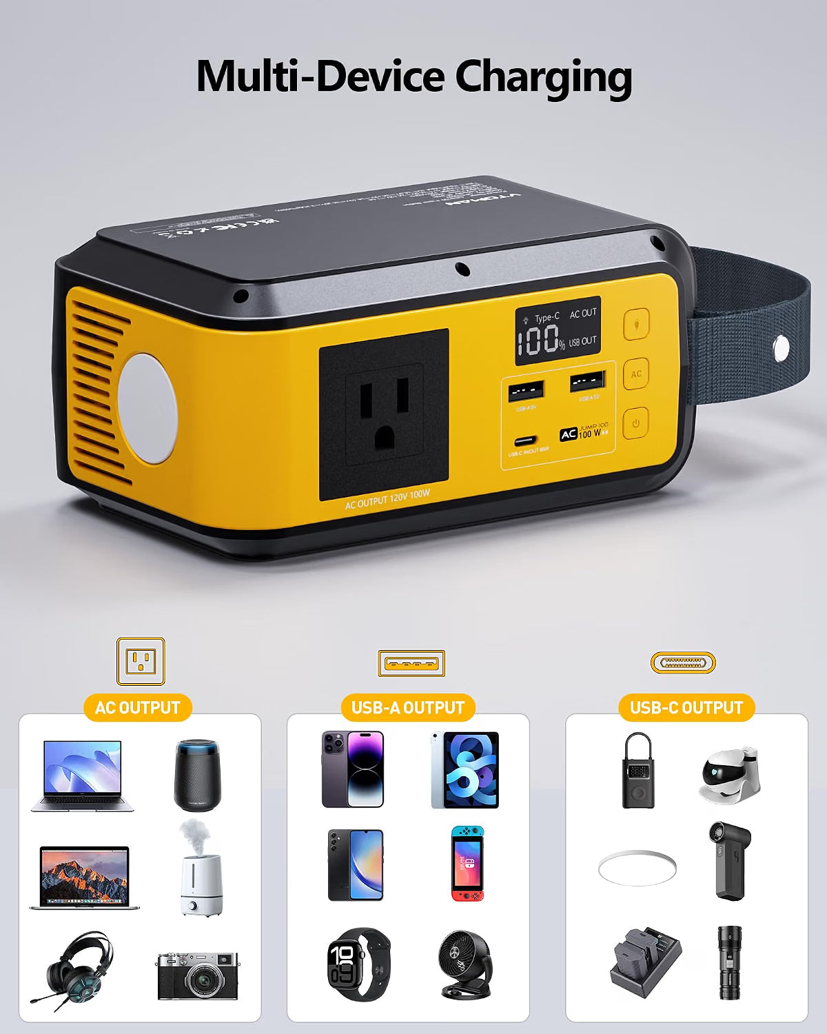89.6Wh - Portable Power Station 120v
