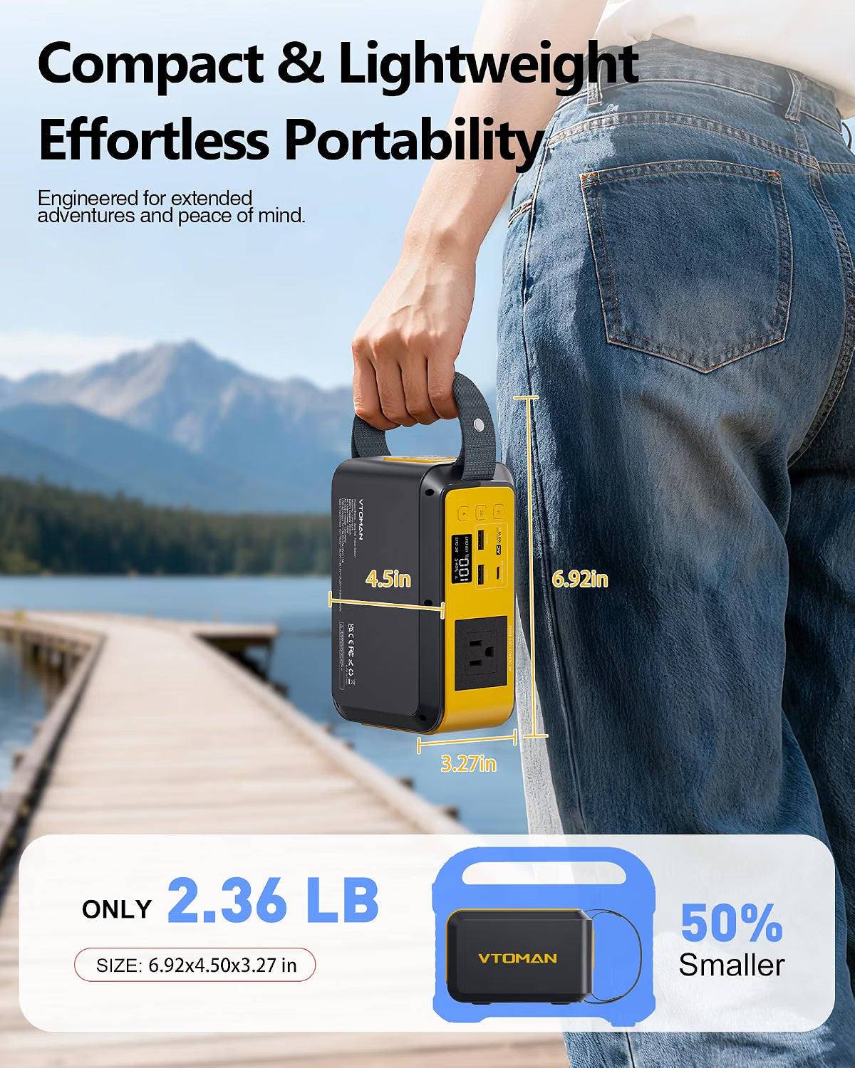 89.6Wh - Portable Power Station 120v