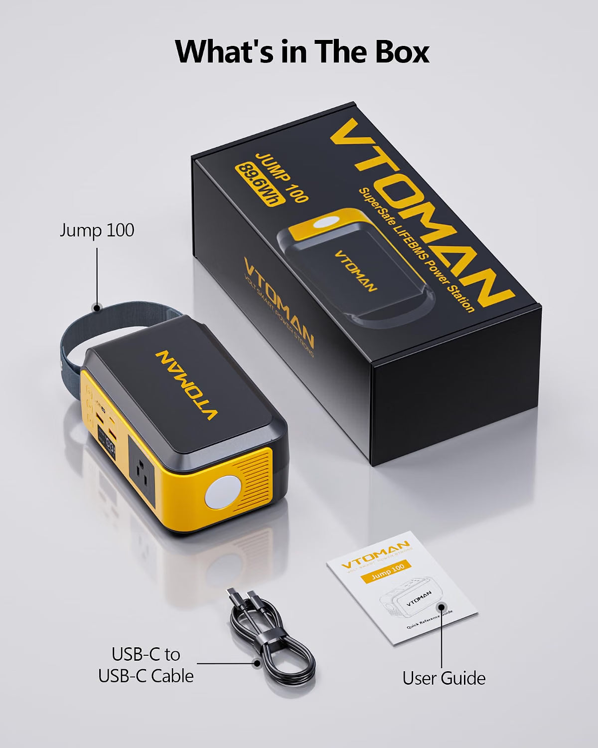 89.6Wh - Portable Power Station 120v